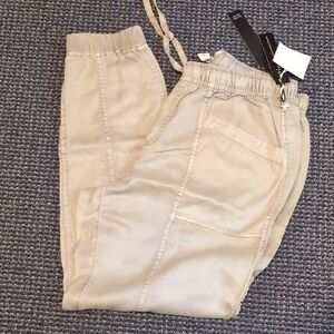 Nicole Miller Khaki Joggers